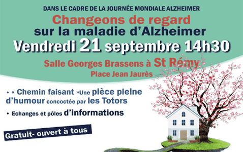 Retrouvez-nous sur la Journée Mondiale Alzheimer à Saint-Rémy