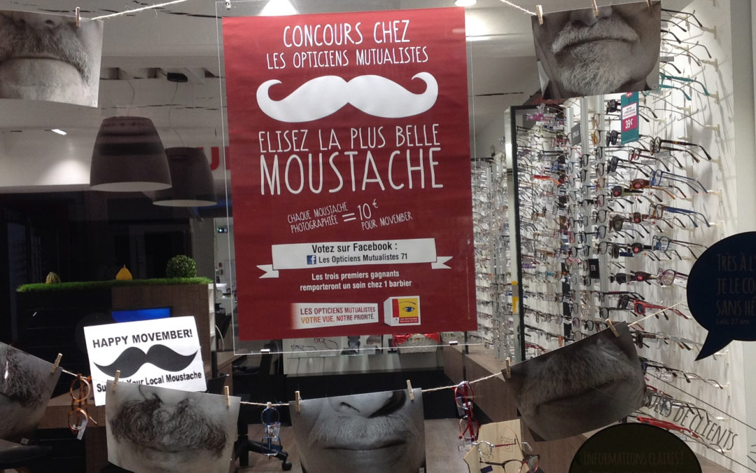 Les Opticiens Mutualistes soutiennent MOVEMBER !