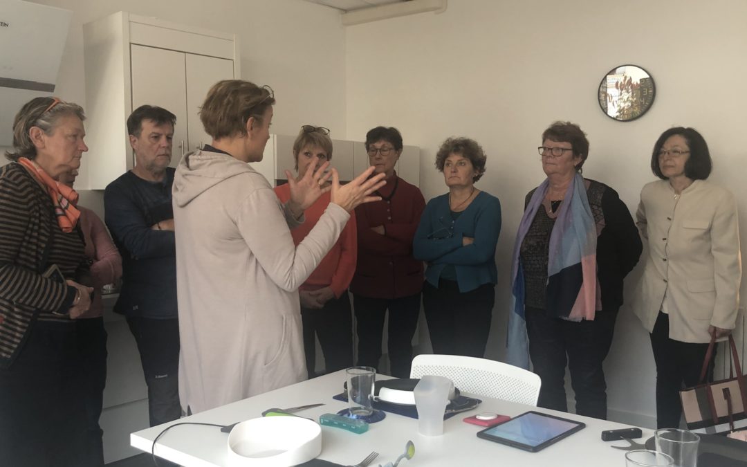 Visite de la Home Tech par les aidants